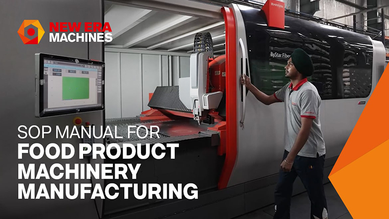 SOP Manual for Food Product Machinery Manufacturing